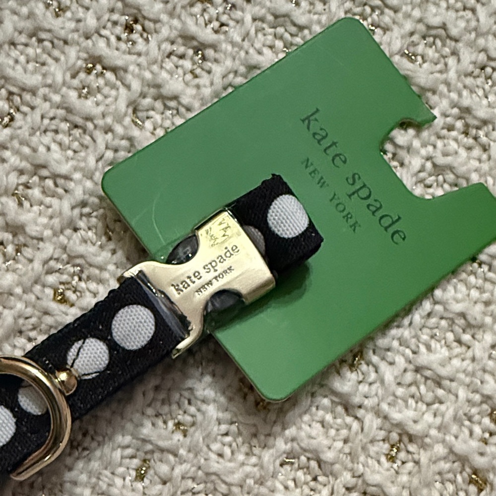 Kate Spade Black and White Pet Collar - Picture 3 of 3